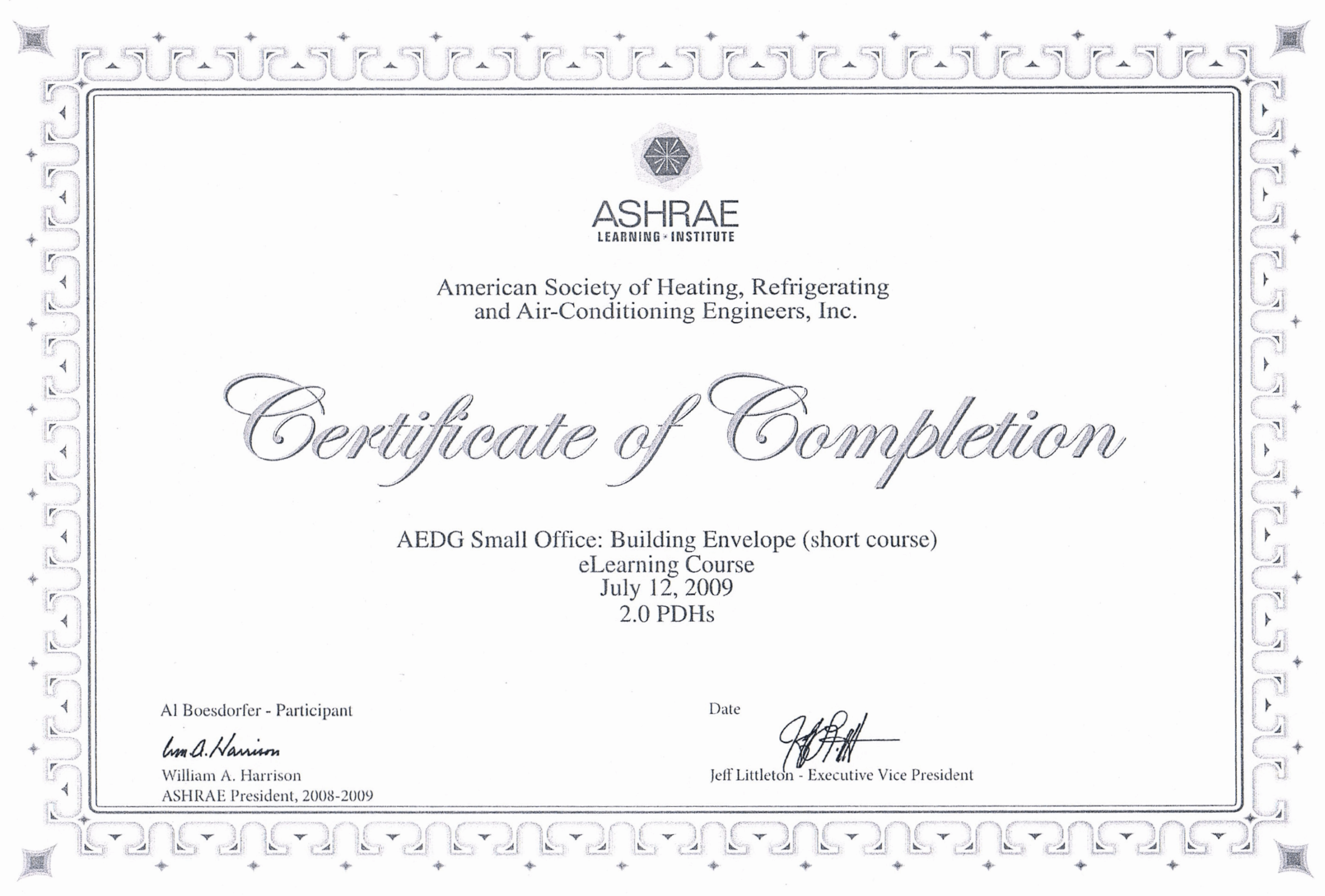 ASHRAE Building Envelope